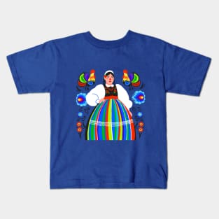 Folk girl Lowiczanka Kids T-Shirt